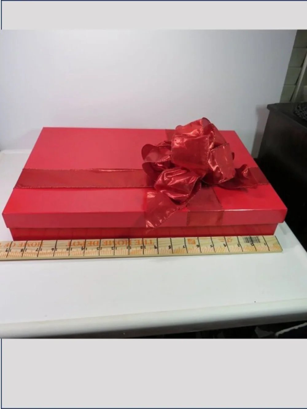 Premium Holiday Gift Box Bundle (3-Pack) Red & Metallic Silver with Bows